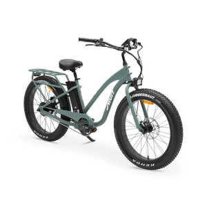 MURF Fat Tire Electric Beach Cruiser eBike Alpha ST - 52v 750 w Electric Beach Cruiser eBike - Fat Tire Cruiser eBike - MURF|BLACK|2293 eBike Super Shop