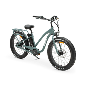 MURF Fat Tire Electric Beach Cruiser eBike Alpha ST - 52v 750 w Electric Beach Cruiser eBike - Fat Tire Cruiser eBike - MURF|BLACK|2293 eBike Super Shop