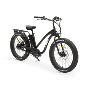 MURF Fat Tire Electric Beach Cruiser eBike Alpha ST - 52v 750 w Electric Beach Cruiser eBike - Fat Tire Cruiser eBike - MURF|BLACK|2293 eBike Super Shop