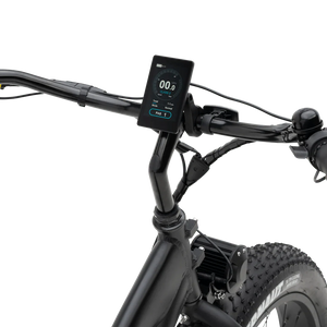 MURF Fat Tire Electric Beach Cruiser eBike Alpha ST - 52v 750 w Electric Beach Cruiser eBike - Fat Tire Cruiser eBike - MURF|BLACK|2293 eBike Super Shop