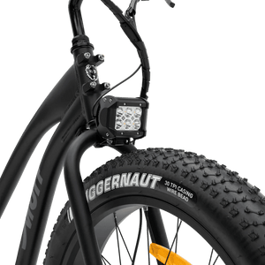 MURF Fat Tire Electric Beach Cruiser eBike Alpha ST - 52v 750 w Electric Beach Cruiser eBike - Fat Tire Cruiser eBike - MURF|BLACK|2293 eBike Super Shop
