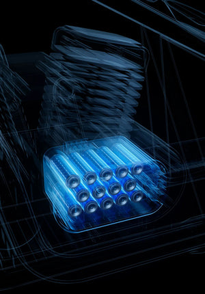 Side view of the eMOTO Hyper Gogo Pioneer 12 Plus electric bike in black, showcasing its sturdy frame, thick tires, and handlebar-mounted display.