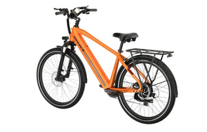 Tan MOKWHEEL Asphalt 500W Step Over Urban Electric Beach Cruiser eBike with 27.5x2.4 tires, product image