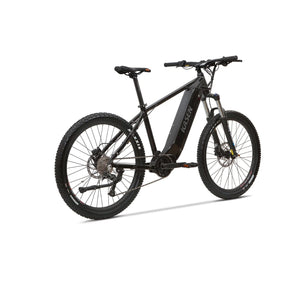 Electric mountain bike Kasen K2 with fat tires, front suspension, and a sturdy frame, designed for off-road and urban commuting.