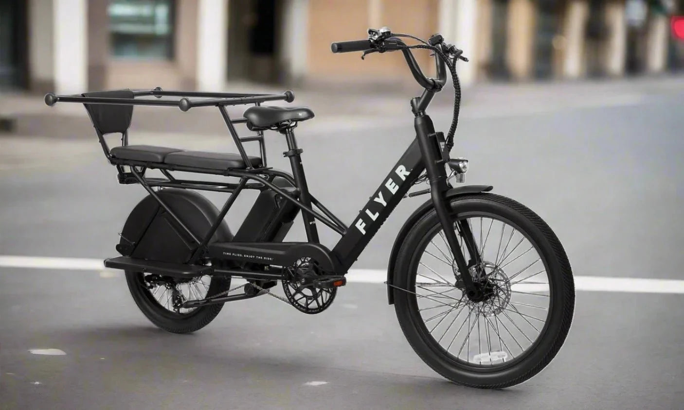 Buy RADIO FLYER Via 500w Step Thru eBike 24x2.4 Street Electric Cargo eBike Online - In Stock Now