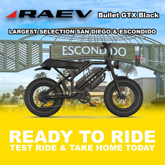eBike Raev Bullet GTX - Black - Ready to Ride