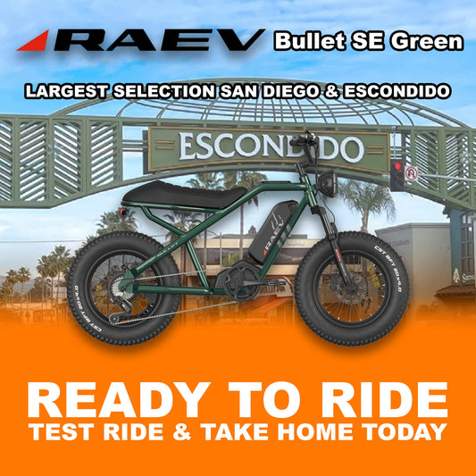 eBike Raev Bullet SE - Green - Ready to Ride