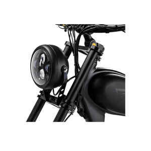 REVI Cheetah PLUS 750w Step Over Ebike 26x4 Fat Tire Electric Vintage eBike - Fat Tire Cruiser eBike - REVI|BLACK48V1|3000 eBike Super Shop