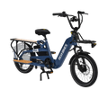 REVI Flux 750w Step Thru Ebike 20x2.4 Fat Tire Mini Fat Tire Electric Cargo eBike - Cargo eBike - eBike Super Shop