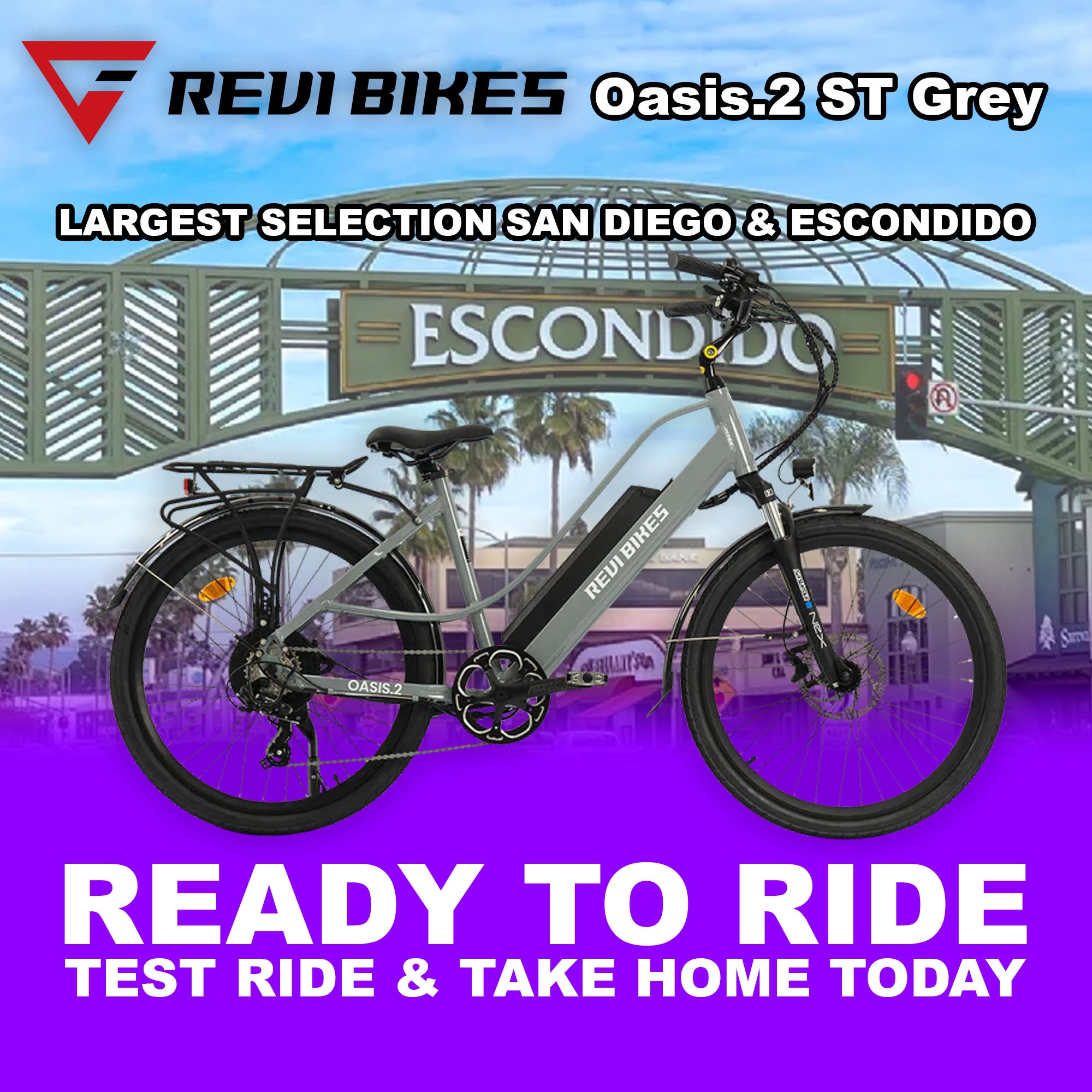 eBike Revi Oasis.2 ST - Grey eBike Revi Oasis.2 ST - Grey