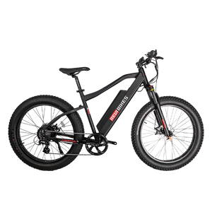 REVI Predator 750w Step Over Ebike 26x4 Fat Tire Electric Fat Tire Mountain eBike - Mountain eBike - REVI|MOUNT|BLACK|0033 eBike Super Shop