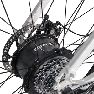 REVI Predator 750w Step Over Ebike 26x4 Fat Tire Electric Fat Tire Mountain eBike - Mountain eBike - REVI|MOUNT|GREY|0034 eBike Super Shop