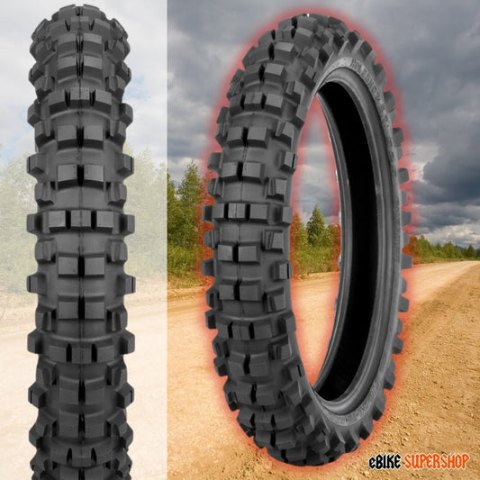 Shinko 525 "Cheater" 87 - 4383S 90/100 - 16 EMOTO Dirt Bike Tire - Dirt Bike Tire - SHINK|2230|525 Hybrid Cheater eBike Super Shop