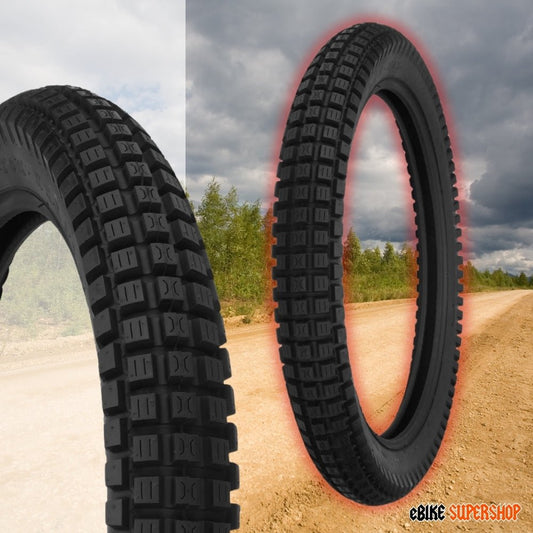 Shinko Trail Pro SR241 Series 87 - 4454 3.00 - 18 EMOTO Trial eBike Tire - Dirt Bike Tire - SHINK|2206|SR241 Series 87 - 4454 3.00 - 18 eBike Super Shop