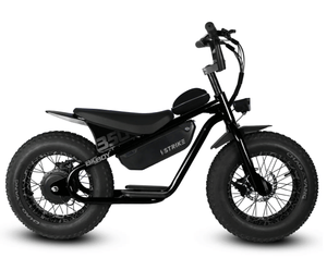 Strike Cycles Big Boy 350w Micro eBike 16x4 Fat Electric Mini Fat Tire eBike - eBikes - GOLDE|MINI|BLACK|0307 eBike Super Shop