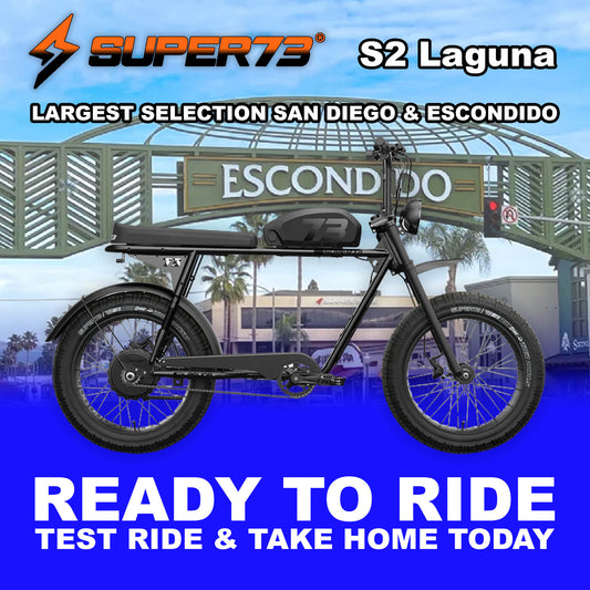 eBike Super73 S2 Laguna - Black - Ready to Ride