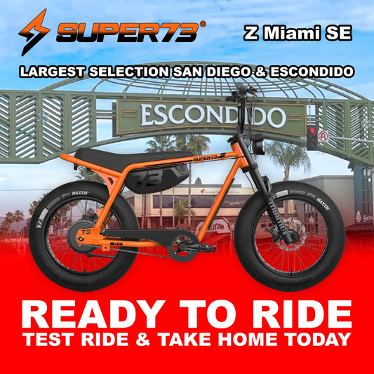 eBike SUPER73 Z Miami Special Edition - Orange - Ready to Ride