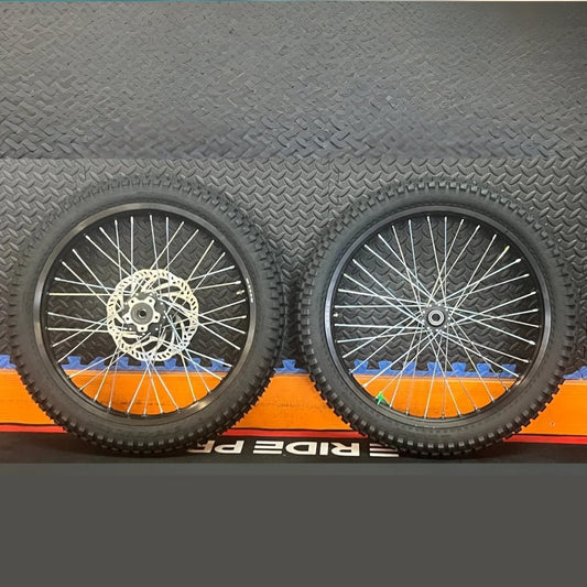 Surron eMoto Wheel Set Shinko 241 Dual Sport 19"/19" Front & Rear Wheel & Tire Set for Moto Bikes *Does not include rotor or sprocket* - Surron Wheel & Tire Set - EBIKE|2784 eBike Super Shop