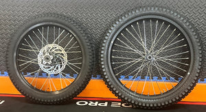 Surron eMoto Wheel Set Shinko 241 Dual Sport 19"/21" Front & Rear Wheel & Tire Set for Moto Bikes *Does not include rotor or sprocket* - Surron Wheel & Tire Set - EBIKE|2785 eBike Super Shop