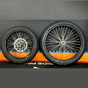 Surron eMoto Wheel Set Shinko 244 Dual Sport 17"/21" Front & Rear Wheel & Tire Set for Moto Bikes *Does not include rotor or sprocket* - Surron Wheel & Tire Set - EBIKE|2788 eBike Super Shop