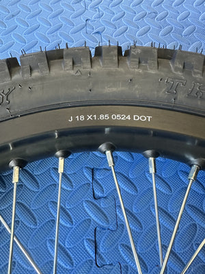 Surron eMoto Wheel Set Shinko 244 Dual Sport 18" Rear Wheel & Tire Set for e - Moto Bikes *Does not include rotor or sprocket* - Surron Wheel & Tire Set - EBIKE|2772 eBike Super Shop