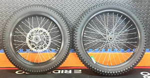 Talaria eMoto Wheel Set Shinko 241 Dual Sport 17"/19" Front & Rear Wheel & Tire Set for Moto Bikes *Does not include rotor or sprocket* - Talaria Wheel & Tire Set - EBIKE|2794 eBike Super Shop