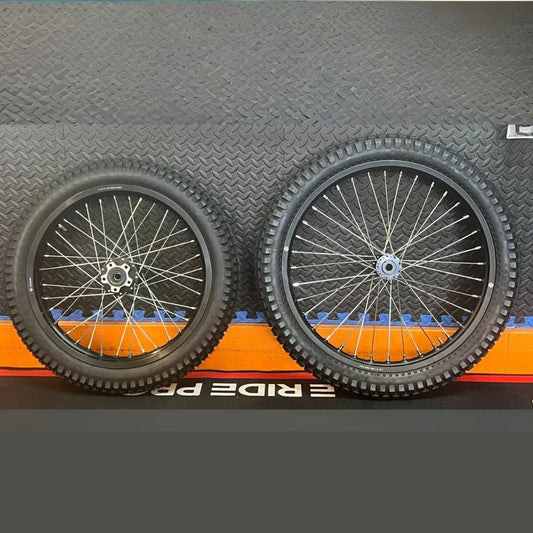 Talaria eMoto Wheel Set Shinko 241 Dual Sport 18"/19" Front & Rear Wheel & Tire Set for Moto Bikes *Does not include rotor or sprocket* - Talaria Wheel & Tire Set - EBIKE|2813 eBike Super Shop