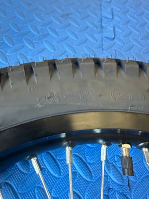 Throne eMoto Wheel Set Shinko 241 Dual Sport 17" Front Wheel & Tire Set for e - Moto Bikes *Does not include rotor or sprocket* - Throne Wheel & Tire Set - Throne | Shinko | 17 inch | Front Wheel & Tire Set eBike Super Shop