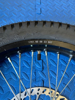 Throne eMoto Wheel Set Shinko 241 Dual Sport 17" Front Wheel & Tire Set for e - Moto Bikes *Does not include rotor or sprocket* - Throne Wheel & Tire Set - Throne | Shinko | 17 inch | Front Wheel & Tire Set eBike Super Shop