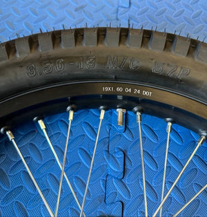 Throne eMoto Wheel Set Shinko 241 Dual Sport 19"/21" Front & Rear Wheel & Tire Set for Moto Bikes *Does not include rotor or sprocket* - Throne Wheel & Tire Set - Throne | Shinko | 19 inch | Front Wheel & Tire Set eBike Super Shop