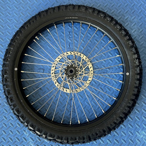 Throne eMoto Wheel Set Shinko 244 Dual Sport 21" Front Wheel & Tire Set for e - Moto Bikes *Does not include rotor or sprocket* - Throne Wheel & Tire Set - Throne | Shinko | 21 inch | Front Wheel & Tire Set eBike Super Shop