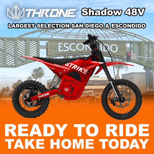 eMOTO Strike Shadow - Red - Ready to Ride