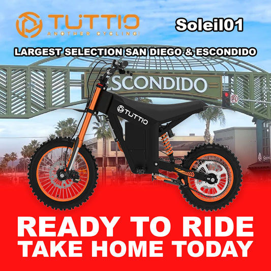eMOTO Tuttio Soleil 01 - Black/Orange - Ready to Ride
