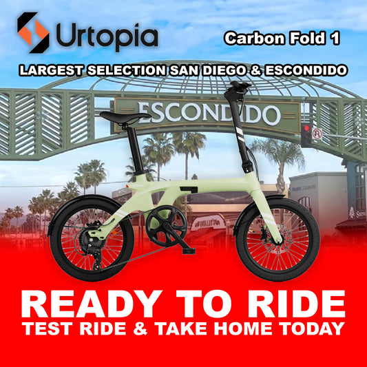 eBike Urtopia Carbon Fold 1 - Lime Green - Ready to Ride