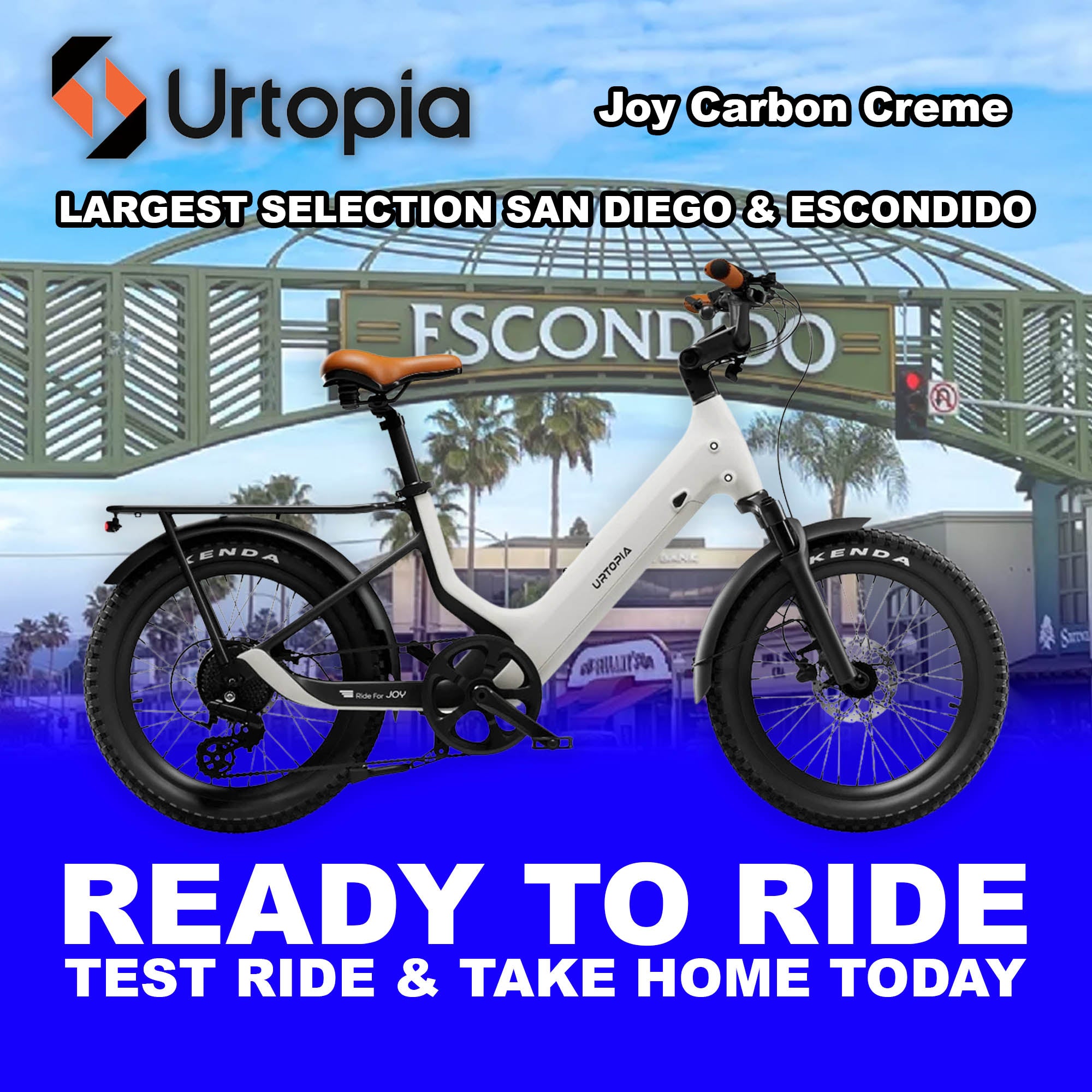 eBike Urtopia Joy - Creme - Ready to Ride