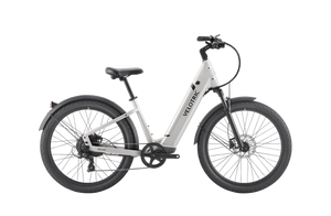 VELOTRIC Discover 1 Plus 500w Step Thru eBike 26x2.5 Urban Electric Urban eBike - Urban eBike - VELOT|URBAN|SILVE|0262 eBike Super Shop