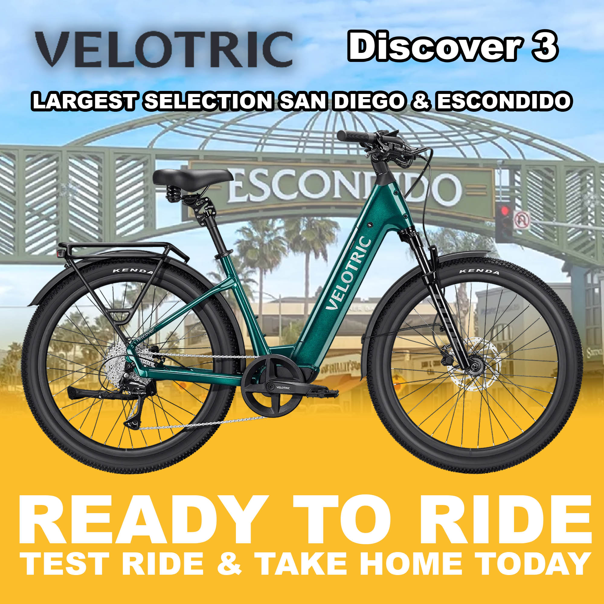 eBike Velotric Discover 3 - Green - Large - Ready to Ride