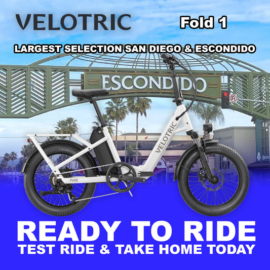 eBike Velotric Fold 1 - Satin White - Ready to Ride