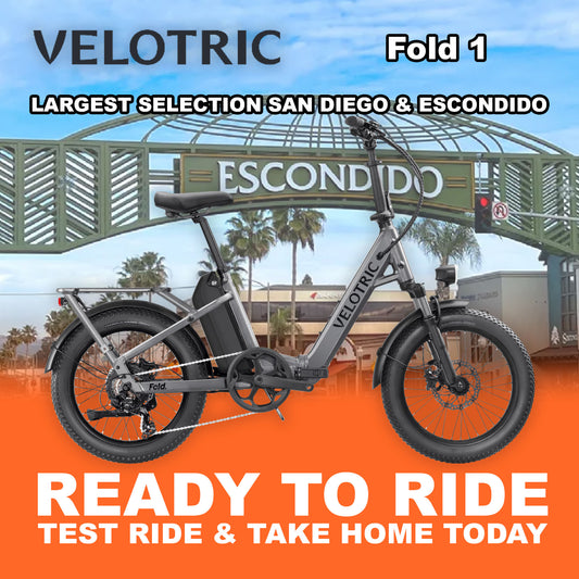 eBike Velotric Fold 1 - Stone Grey - Ready to Ride
