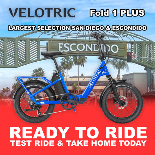 eBike Velotric Fold 1 PLUS - Electric Blue - Ready to Ride