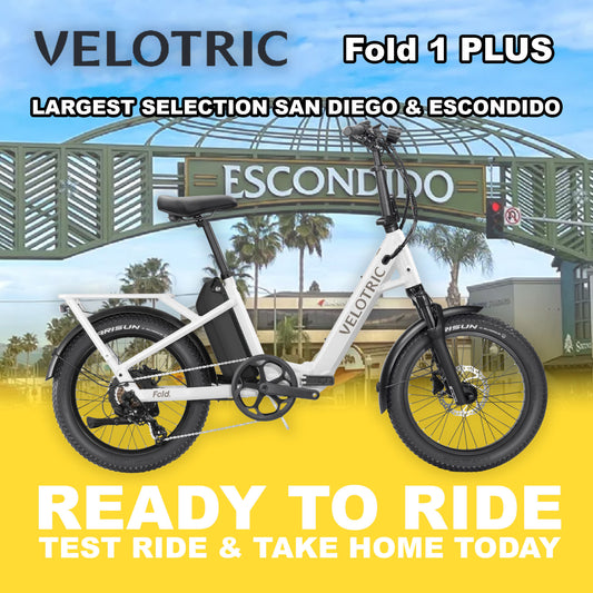 eBike Velotric Fold 1 PLUS - Pearl White - Ready to Ride