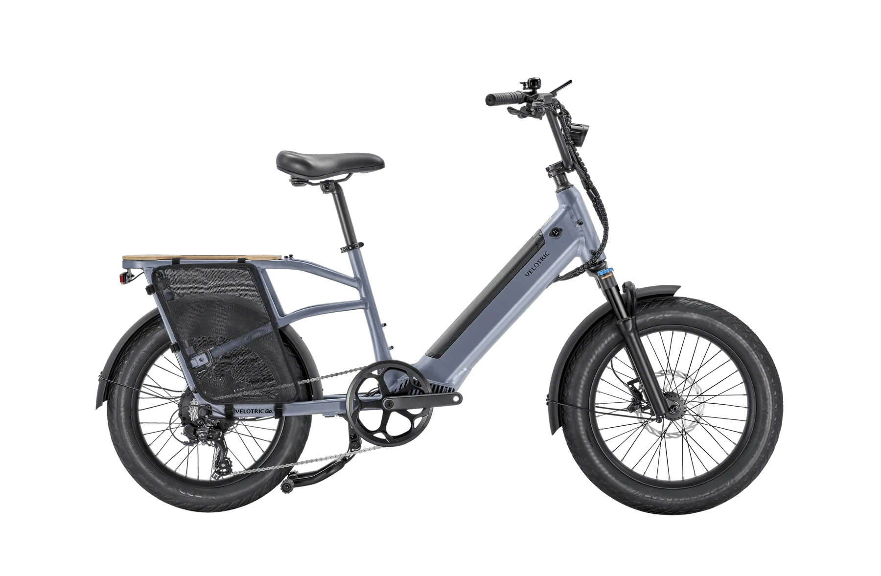 VELOTRIC Go 1 500w Step Thru eBike 20x3 Urban Electric Cargo eBike - Cargo eBike - eBike Super Shop