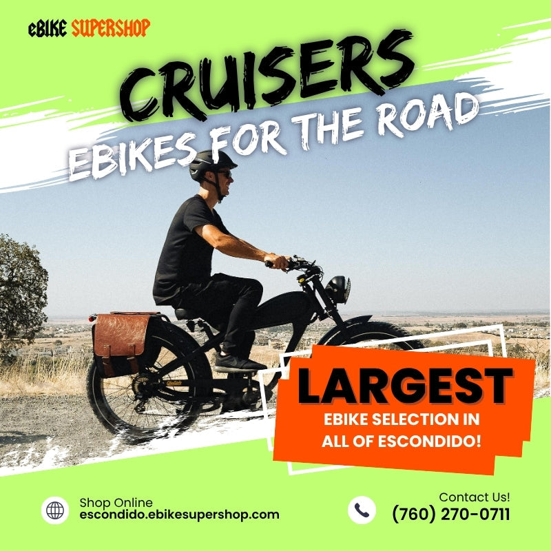 Cruiser Electric Bikes in Escondido: Relaxed Power and Comfort for Every Ride