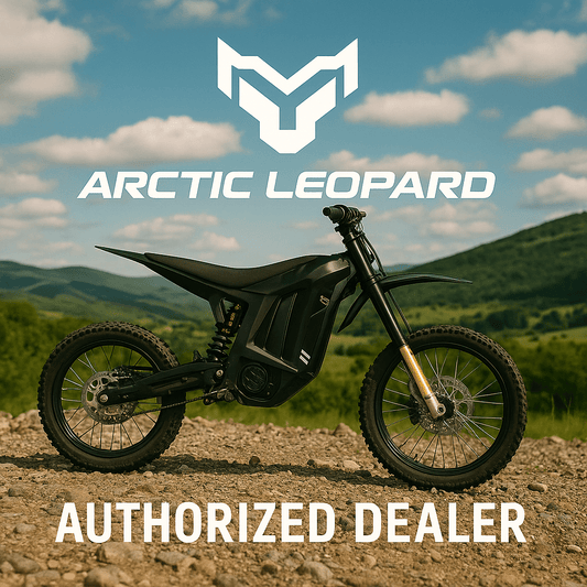 Arctic Leopard eBikes Available for Shipping - Escondido eBike Super Shop eBike Store in North County San Diego