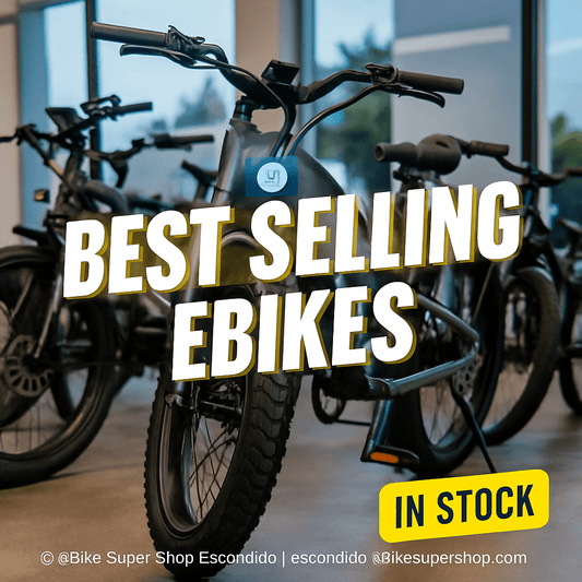 Best Selling eMOTO eBikes Available for Shipping - Escondido eBike Super Shop eBike Store in North County San Diego