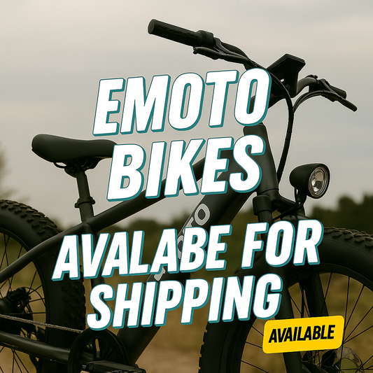 eMOTO eBikes Available for Shipping