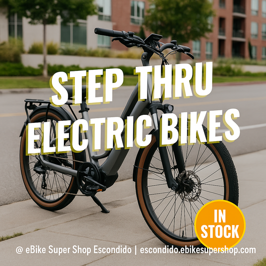 Step Thru Electric Bikes Available for Shipping