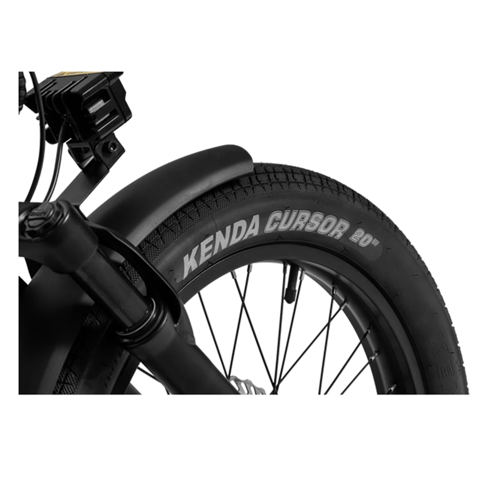 Black eBike Revi Runabout.2 electric bicycle, side view, with sleek frame and modern design