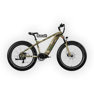 Mokwheel Basalt eBike in camo color, packaged inside its shipping box