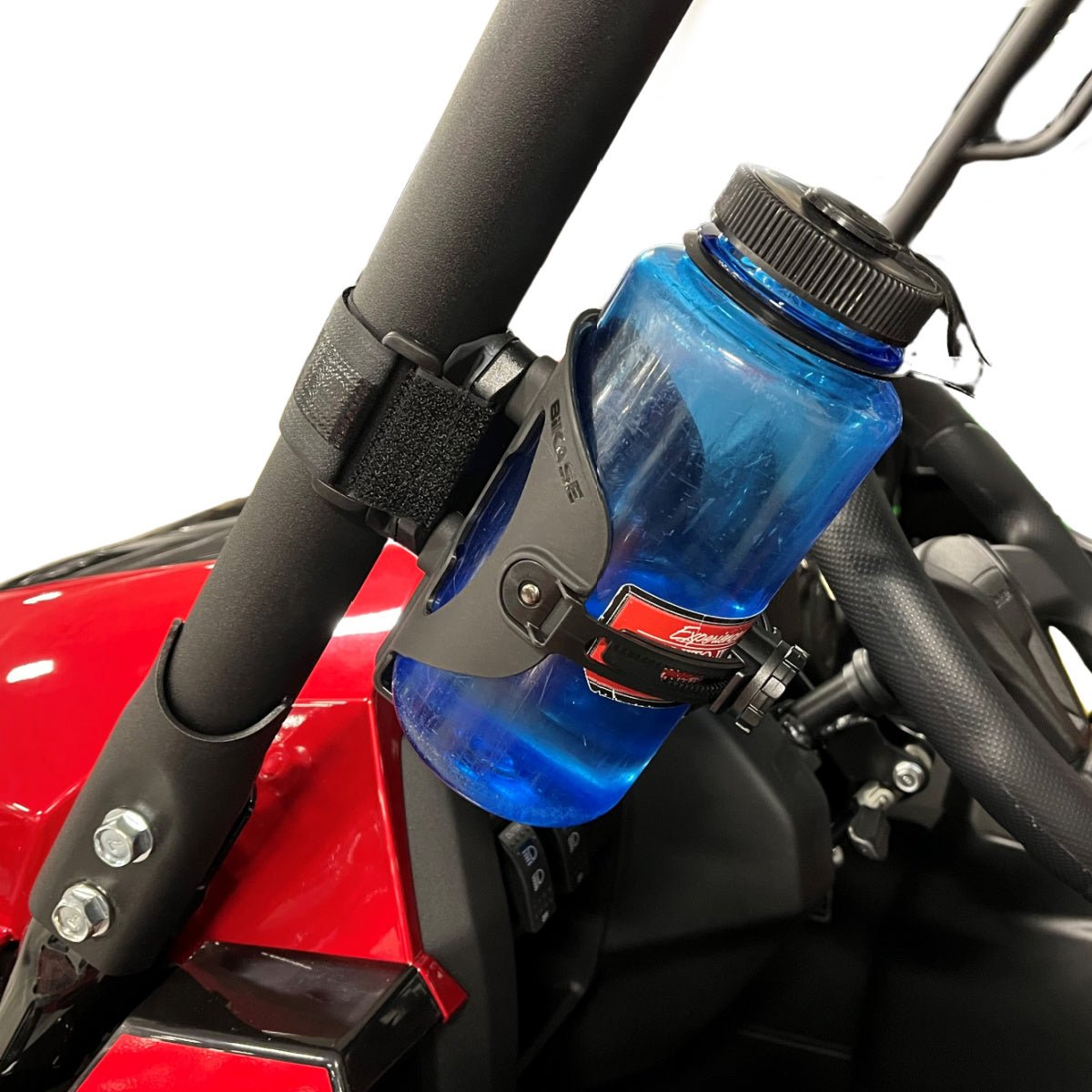 Bicycle Water Bottle Cage, ABC Cage with Anywhere Cage Strap Adapter, Adjustable Bottle Cage for Bike - Escondido eBike Super Shop